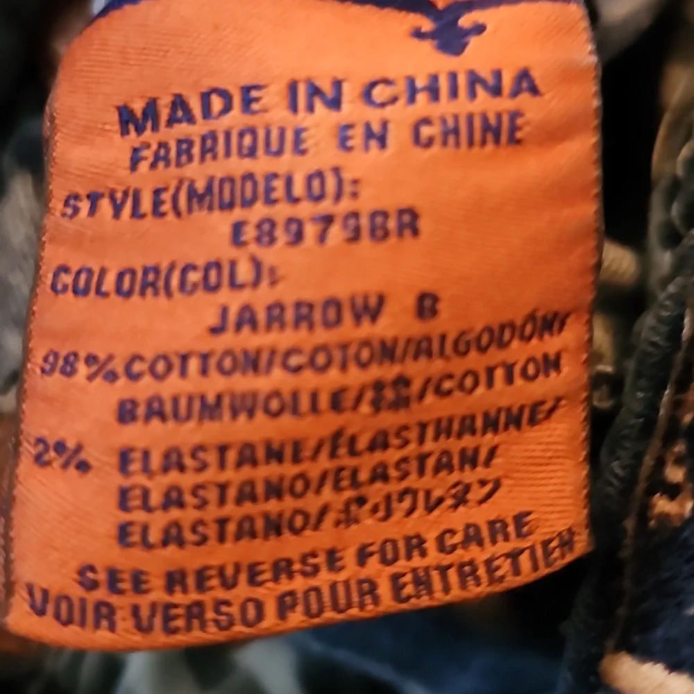 ROCK REVIVAL JARROW EMBROIDERED FLEUR-DE-LIS  FAUX-FLAP BOOT-LEG DENIM JEAN - Picture 15 of 15